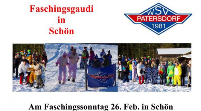 Faschingsgaudirennen in Schön